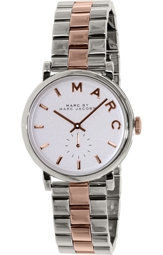 Marc by Marc Jacobs Damklocka MBM3312 Vit/Stål Ø36 mm - Marc by Marc Jacobs