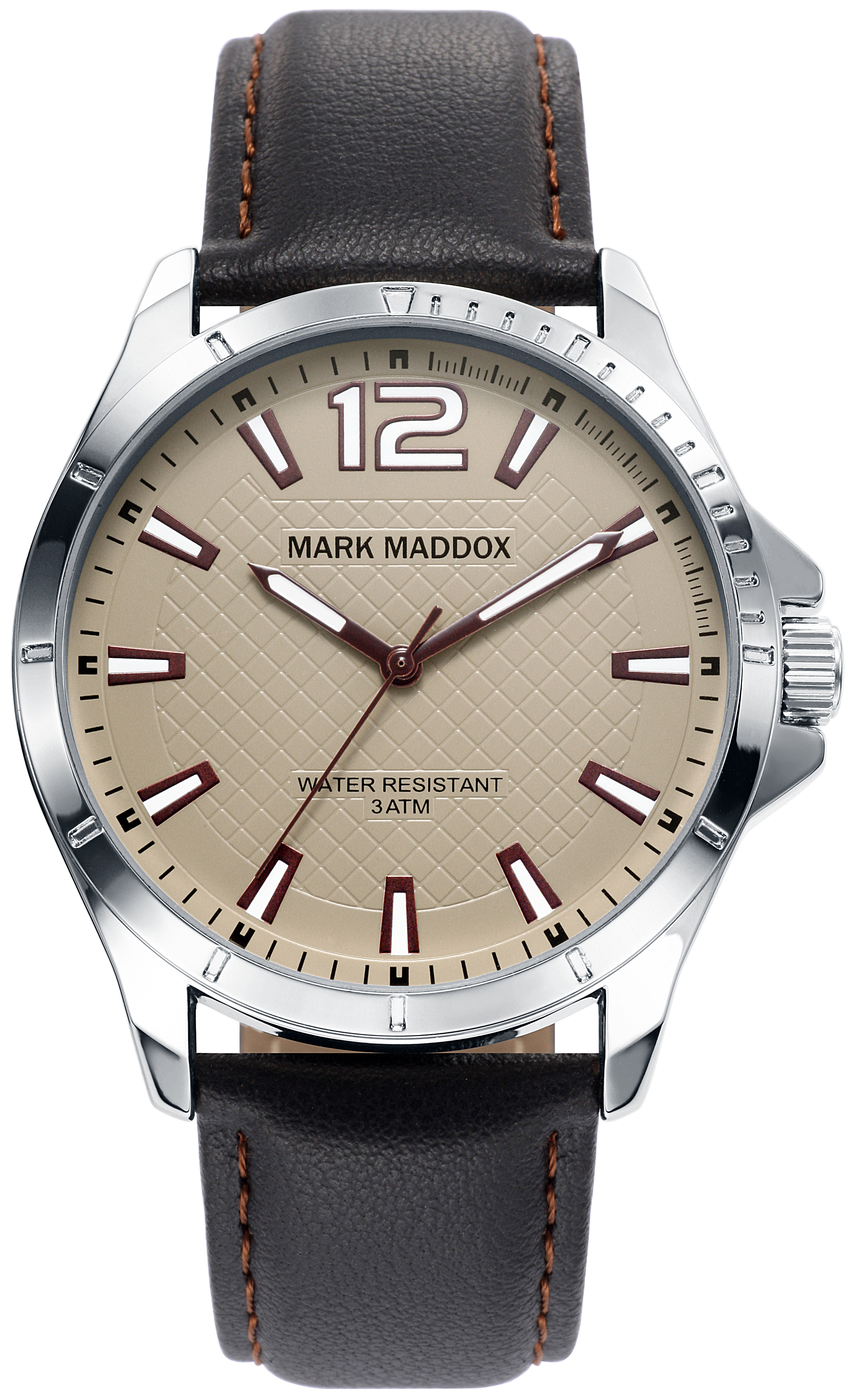 Mark Maddox Herrklocka HC6021-45 Classic Läder Ø41 mm - Mark Maddox