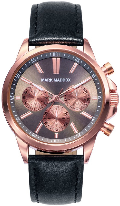 Mark Maddox Herrklocka HC7005-47 Classic Läder Ø42 mm - Mark Maddox