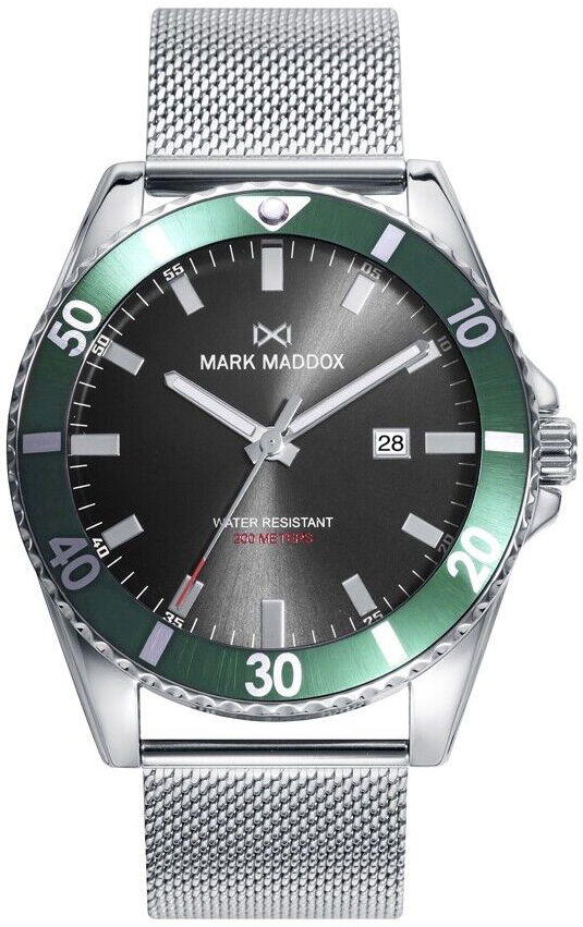 Mark Maddox Herrklocka HM0139-57 Mission Svart/St&aring;l &Oslash;45 mm