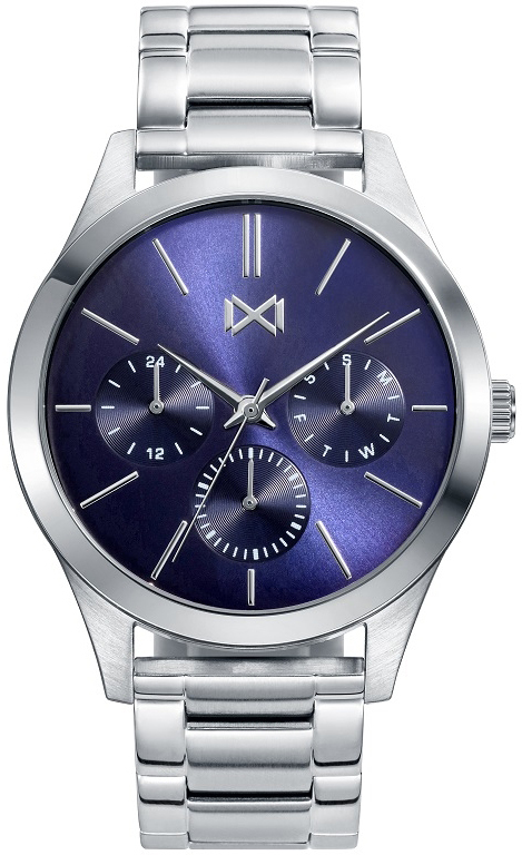 Mark Maddox Herrklocka HM7121-37 Classic Blå/Stål Ø42 mm - Mark Maddox