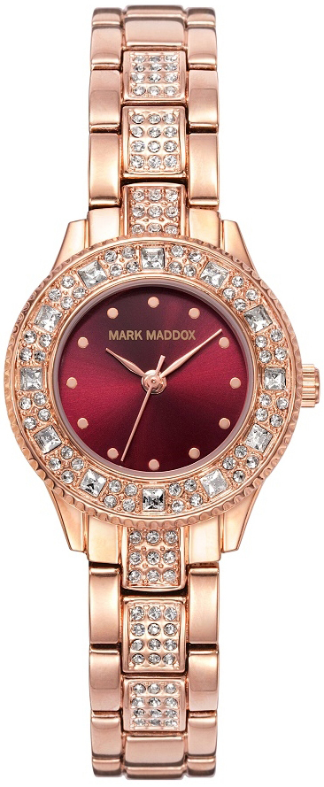Mark Maddox Damklocka MM0019-77 Classic Roséguldstonat stål Ø26 mm - Mark Maddox