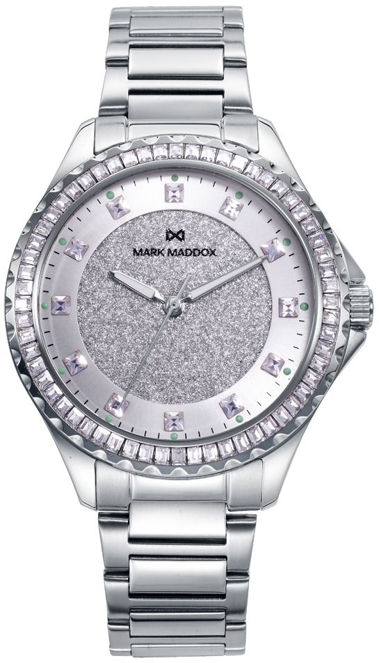 Mark Maddox Damklocka MM1007-87 Classic Silverfärgad/Stål Ø38 mm - Mark Maddox