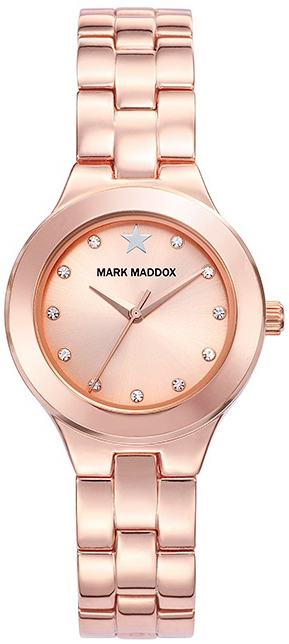 Mark Maddox Damklocka MM7010-97 Classic Guldtonad/Roséguldstonat - Mark Maddox