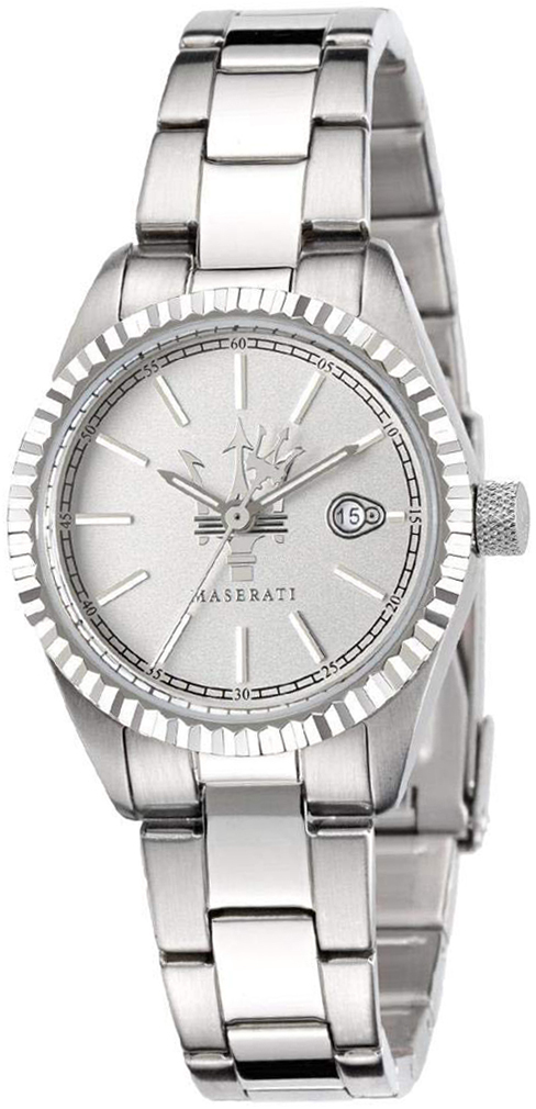 Maserati Damklocka R8853100503 Competizione Silverfärgad/Stål Ø32 - Maserati