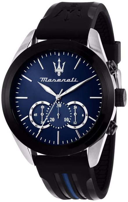 Maserati Herrklocka R8871612044 Traguardo Blå/Gummi Ø45 mm - Maserati
