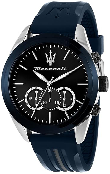 Maserati Herrklocka R8871612046 Traguardo Blå/Gummi Ø45 mm - Maserati