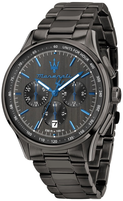 Maserati Herrklocka R8873654002 Sorpasso Gr&aring;/St&aring;l &Oslash;42 mm