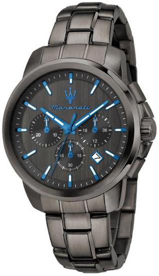 Maserati Herrklocka R8873654004 Sorpasso Gr&aring;/St&aring;l &Oslash;42 mm