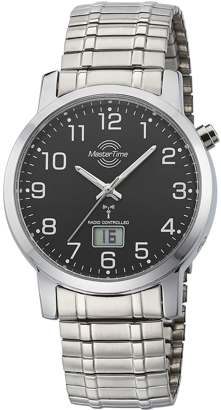 Master Time Herrklocka MTGA-10308-22M Funk Basic Svart/Stål Ø41 mm - Master Time
