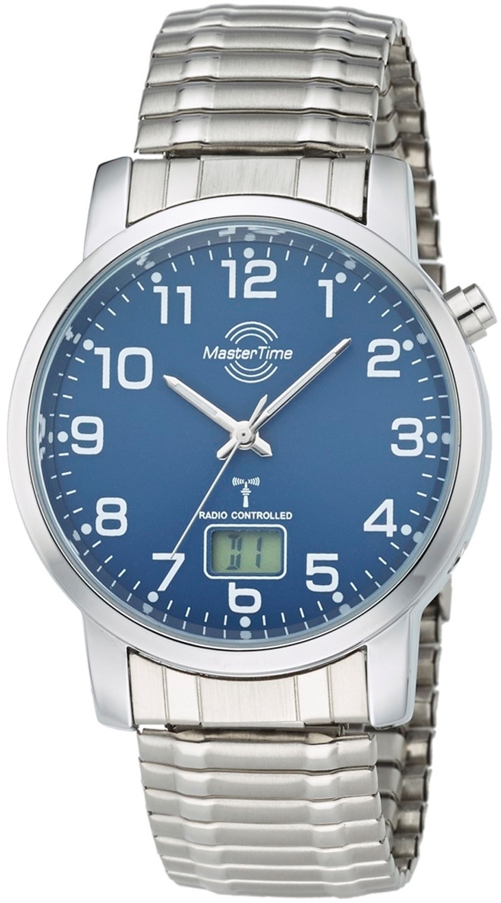 Master Time Herrklocka MTGA-10489-32M Funk Basic Blå/Stål Ø41 mm - Master Time