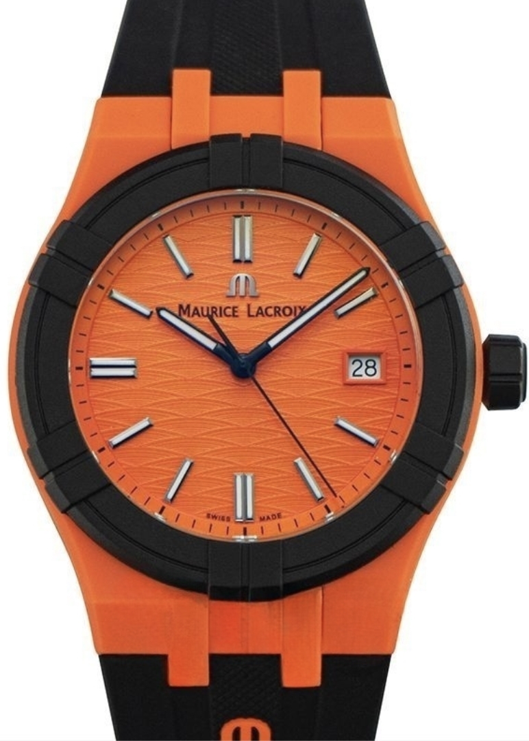 Maurice Lacroix AI2008-50050-300-0 Aikon Orange/Gummi Ø40 mm - Maurice Lacroix