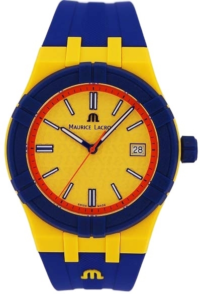 Maurice Lacroix AI2008-68YZ8-800-0 Aikon Gul/Gummi Ø40 mm - Maurice Lacroix