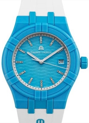 Maurice Lacroix AI2008-AAAA1-3A0-0 Aikon Blå/Gummi Ø40 mm - Maurice Lacroix