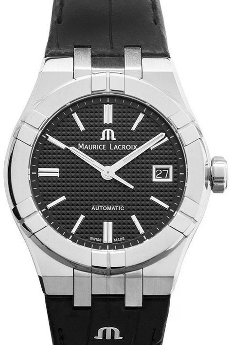 Maurice Lacroix Herrklocka AI6007-SS001-330-1 Aikon Svart/Läder Ø39 - Maurice Lacroix