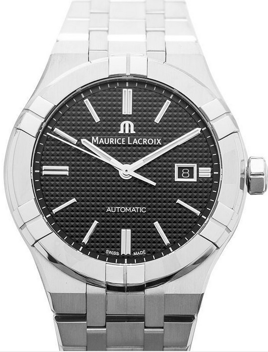 Maurice Lacroix Herrklocka AI6008-SS002-330-2 Aikon Svart/Stål Ø42 - Maurice Lacroix