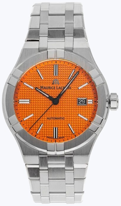 Maurice Lacroix Herrklocka AI6008-SS00F-530-E Aikon Orange/Stål Ø42 - Maurice Lacroix