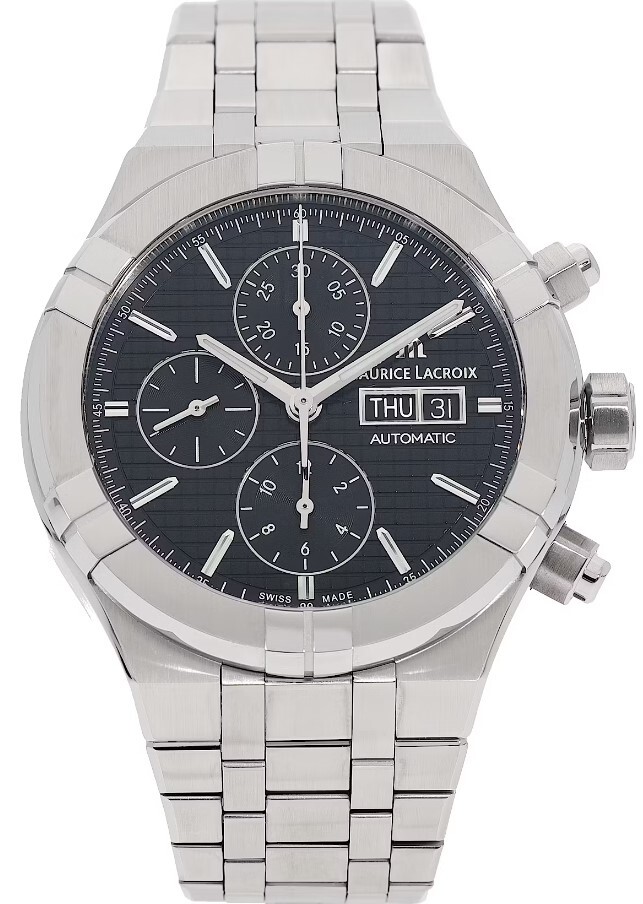 Maurice Lacroix Herrklocka AI6038-SS00F-330-A Aikon Svart/Stål Ø44 - Maurice Lacroix