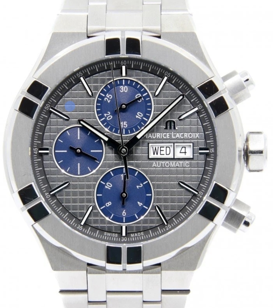 Maurice Lacroix Herrklocka AI6038-TT032-330-1 Aikon Grå/Titan Ø44 mm - Maurice Lacroix