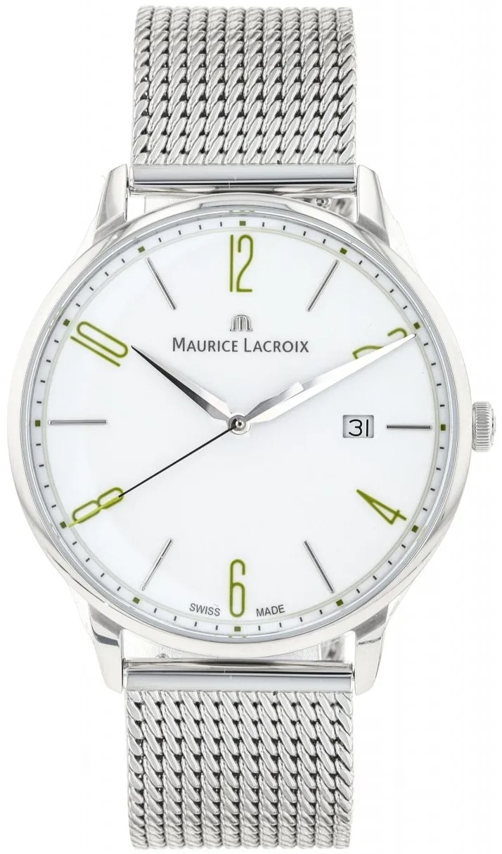 Maurice Lacroix EL1118-SS00S-120-D Eliros Vit/Gulguldtonat stål Ø40 - Maurice Lacroix