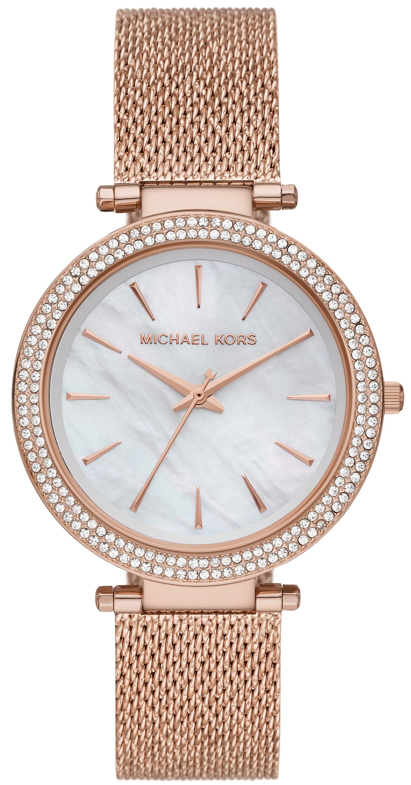 Michael Kors Damklocka MK4519 Darci Vit/Roséguldstonat stål Ø39 mm - Michael Kors