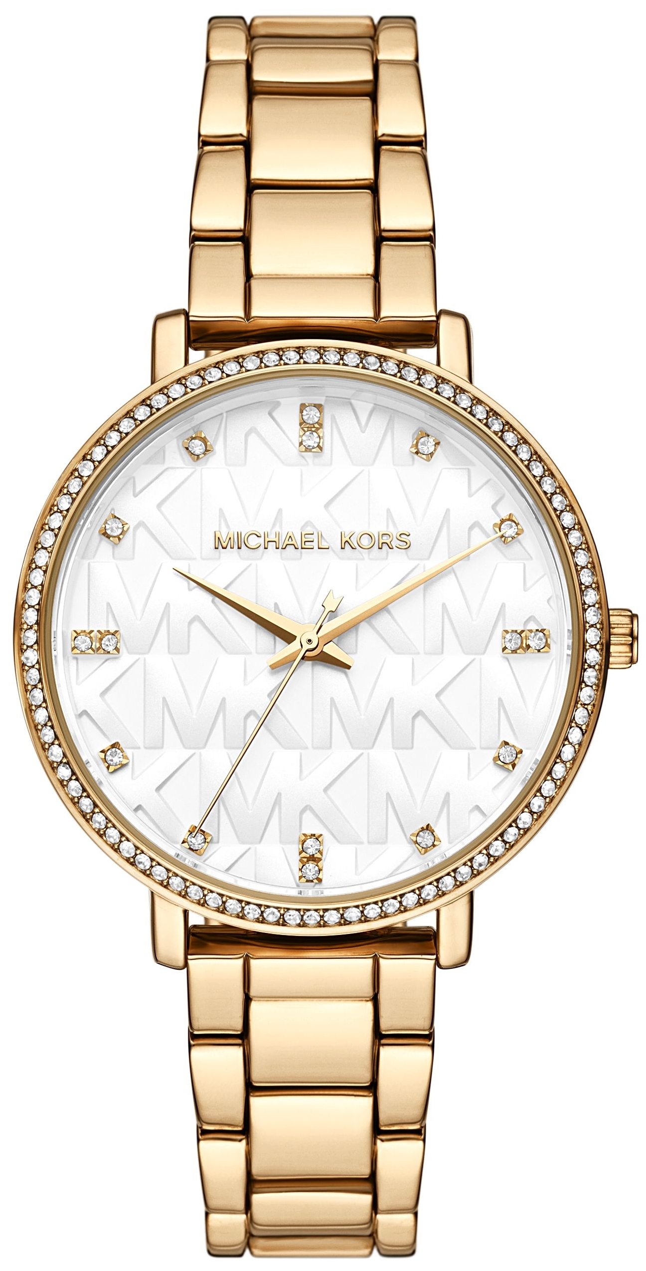 Michael Kors Damklocka MK4666 Pyper Silverfärgad/Guldtonat stål - Michael Kors