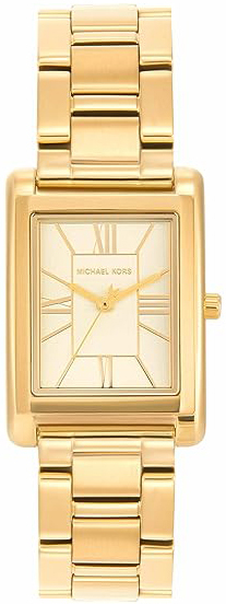 Michael Kors Damklocka MK4904 Essex Champagnef&auml;rgad/Gulguldtonat