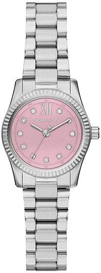 Michael Kors Damklocka MK4996 Lexington Rosa/St&aring;l &Oslash;26 mm