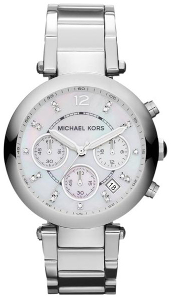 Michael Kors Damklocka MK5700 Vit/Stål Ø39 mm - Michael Kors