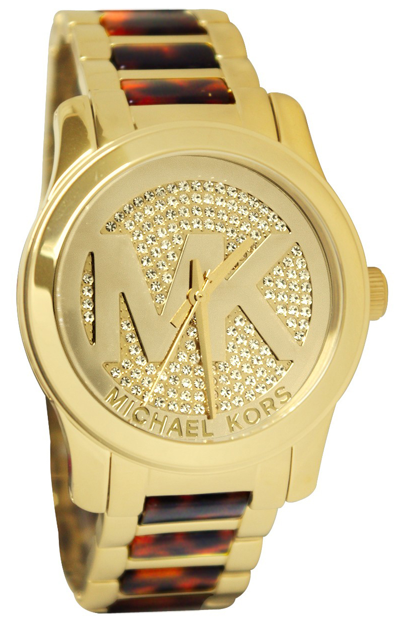 Michael Kors Damklocka MK5864 Kristallinfattad/Gulguldtonat stål Ø38 mm - Michael Kors