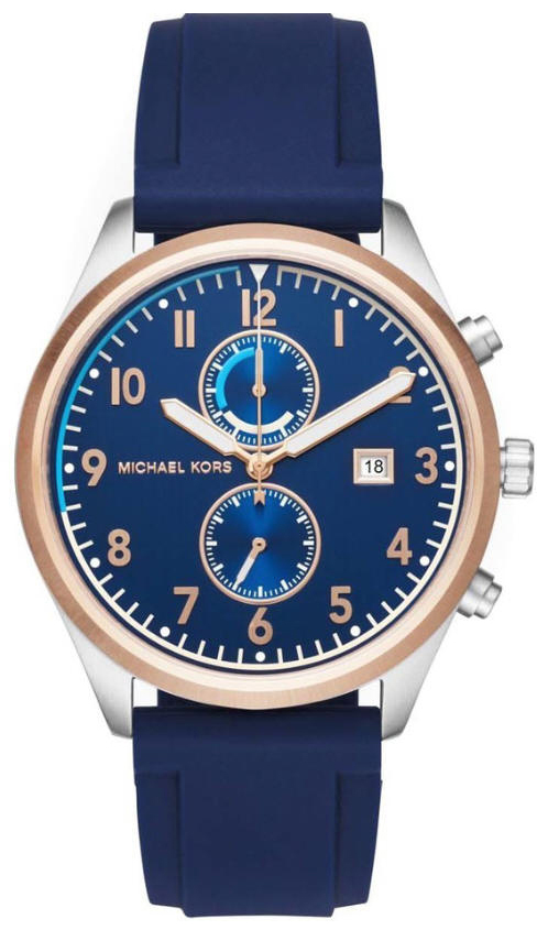 Michael Kors 99999 Herrklocka MK8573 Blå/Gummi Ø43 mm - Michael Kors