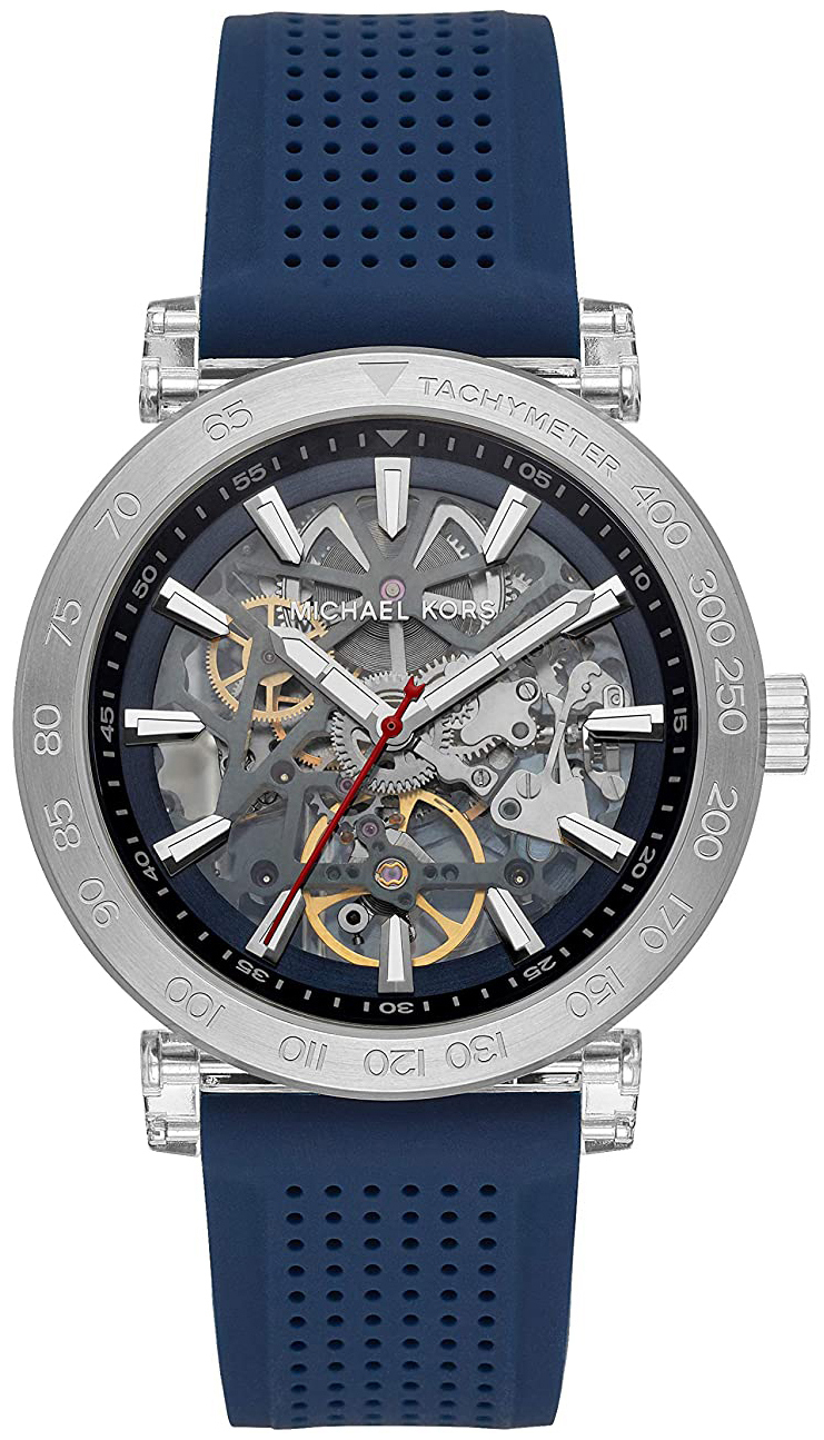 Michael Kors Herrklocka MK9040 Skelettskuren/Gummi Ø43 mm - Michael Kors