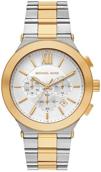 Michael Kors Herrklocka MK9221 Billie Silverfärgad/Gulguldtonat - Michael Kors