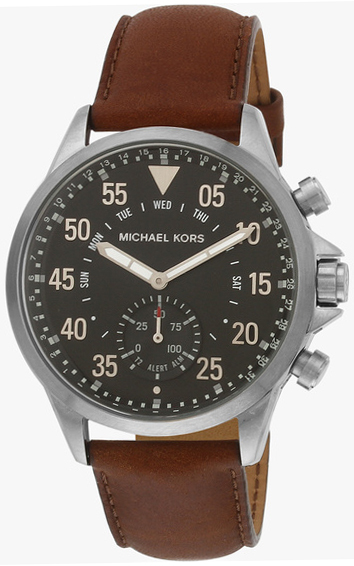 Michael Kors Smartwatch Herrklocka MKT4001 Svart/Läder Ø45 mm