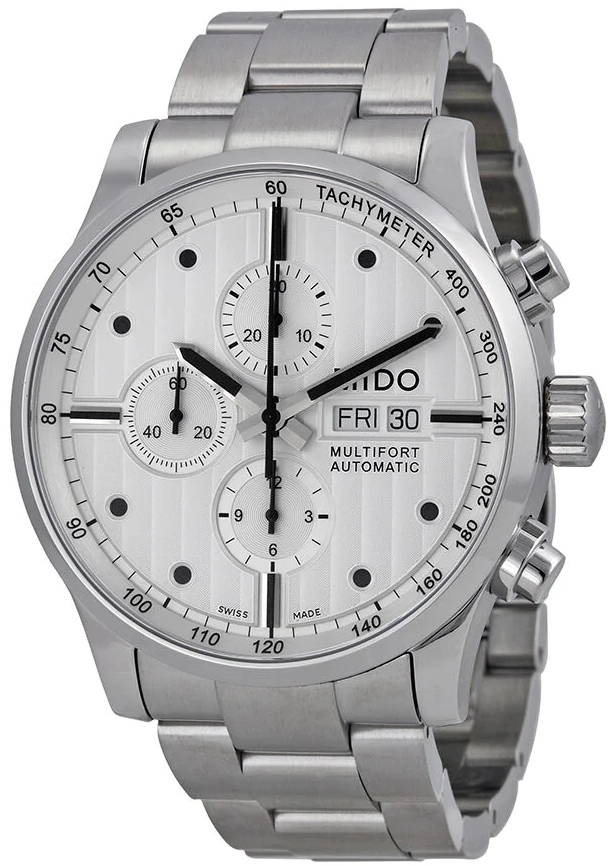 Mido Herrklocka M005.614.11.031.00 Multifort Silverfärgad/Stål Ø44 - Mido