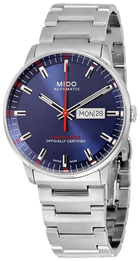 Mido Herrklocka M021.431.11.041.00 Commander Blå/Stål Ø40 mm - Mido