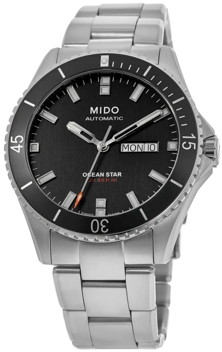 Mido Herrklocka M026.430.11.051.00 Ocean Star Svart/Stål Ø42.5 mm - Mido