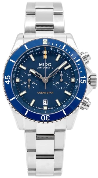 Mido Herrklocka M026.627.44.041.00 Ocean Star Blå/Titan Ø44 mm - Mido