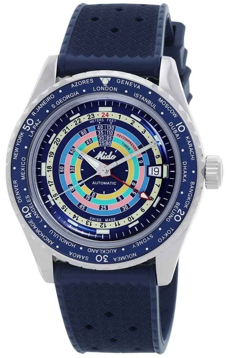 Mido Herrklocka M026.829.17.041.00 Ocean Star Flerfärgad/Gummi - Mido