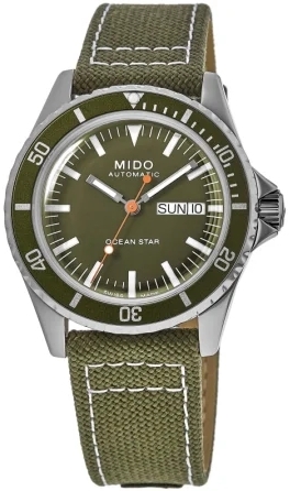 Mido Herrklocka M026.830.18.091.00 Ocean Star Grön/Läder Ø40.5 mm - Mido