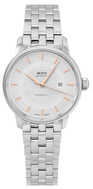 Mido Damklocka M037.207.11.031.01 Baroncelli Silverfärgad/Stål Ø30 - Mido