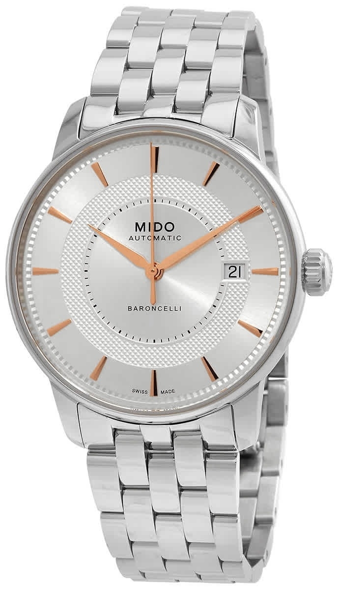 Mido Herrklocka M037.407.11.031.01 Baroncelli Silverfärgad/Stål - Mido