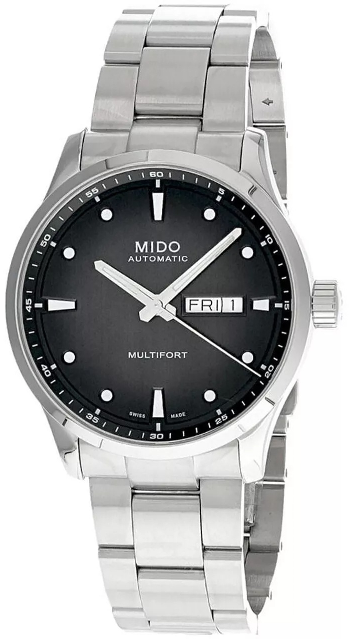 Mido Herrklocka M038.430.11.051.00 Multifort Svart/Stål Ø42 mm - Mido