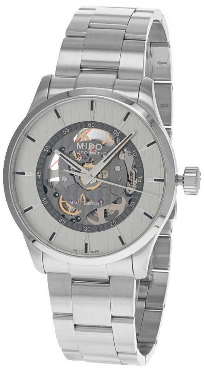 Mido Herrklocka M038.436.11.031.00 Multifort Silverfärgad/Stål Ø42 - Mido