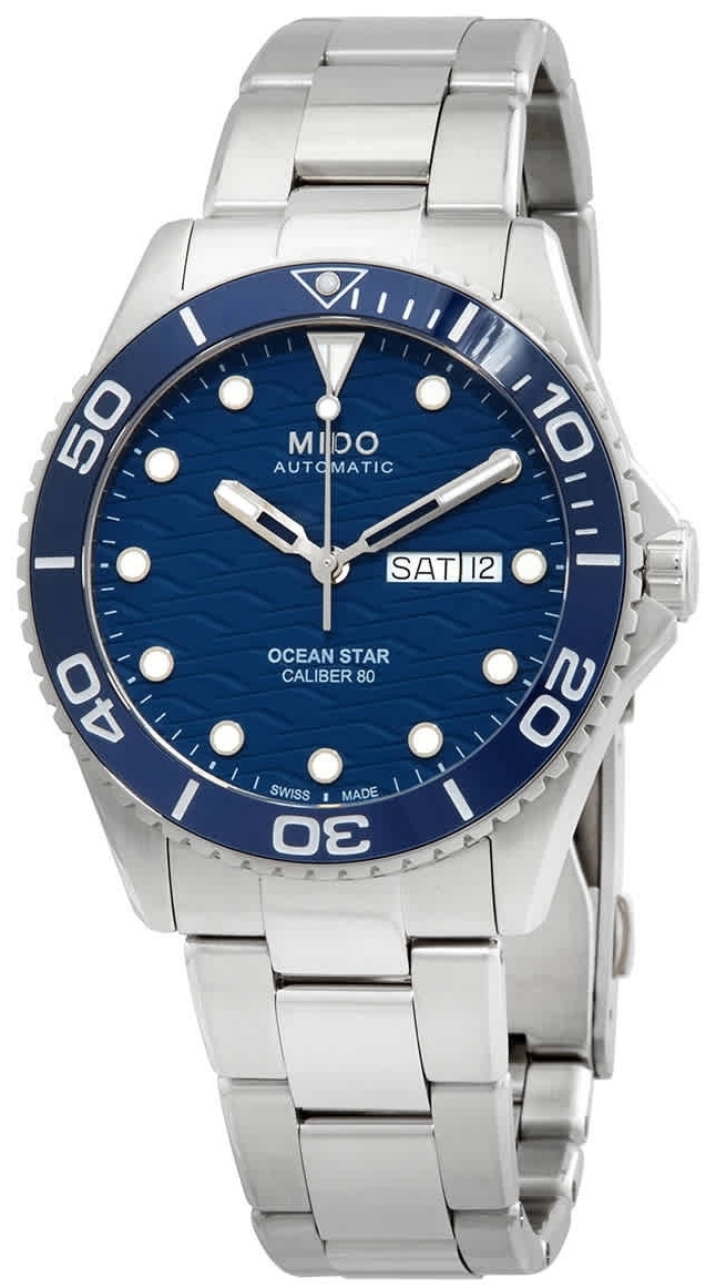 Mido Herrklocka M042.430.11.041.00 Ocean Star Blå/Stål Ø42.5 mm - Mido
