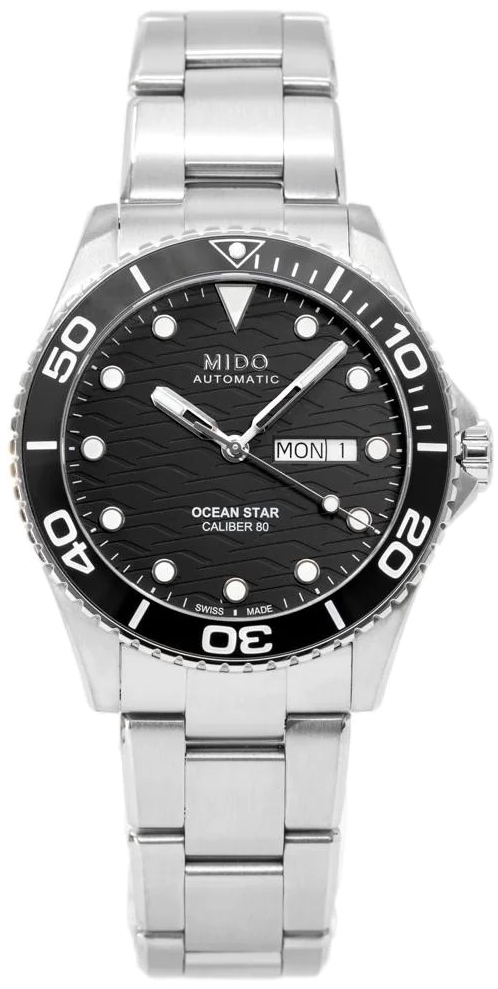 Mido Herrklocka M042.430.44.051.00 Ocean Star Svart/Titan Ø42.5 mm - Mido