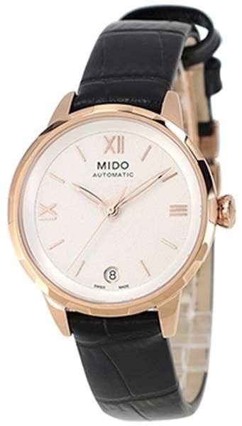 Mido Damklocka M043.207.36.018.00 Rainflower Silverfärgad/Läder - Mido