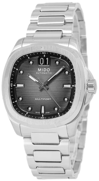 Mido Herrklocka M049.526.11.081.00 Multifort TV Big Date Grå/Stål - Mido