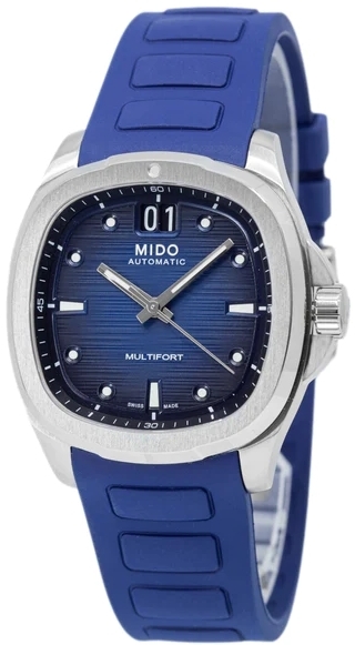 Mido Herrklocka M049.526.17.041.00 Multifort TV Big Date Blå/Gummi - Mido