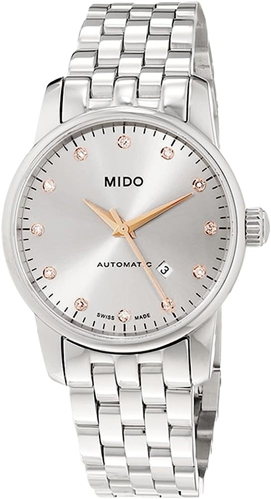 Mido Damklocka M7600.4.67.1 Baroncelli Silverfärgad/Stål Ø29 mm - Mido